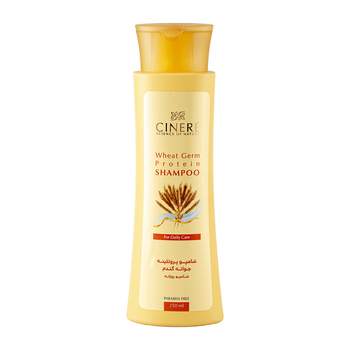 شامپو تقویت کننده مو سینره مدل Wheat Germ حجم 250 میلی لیتر